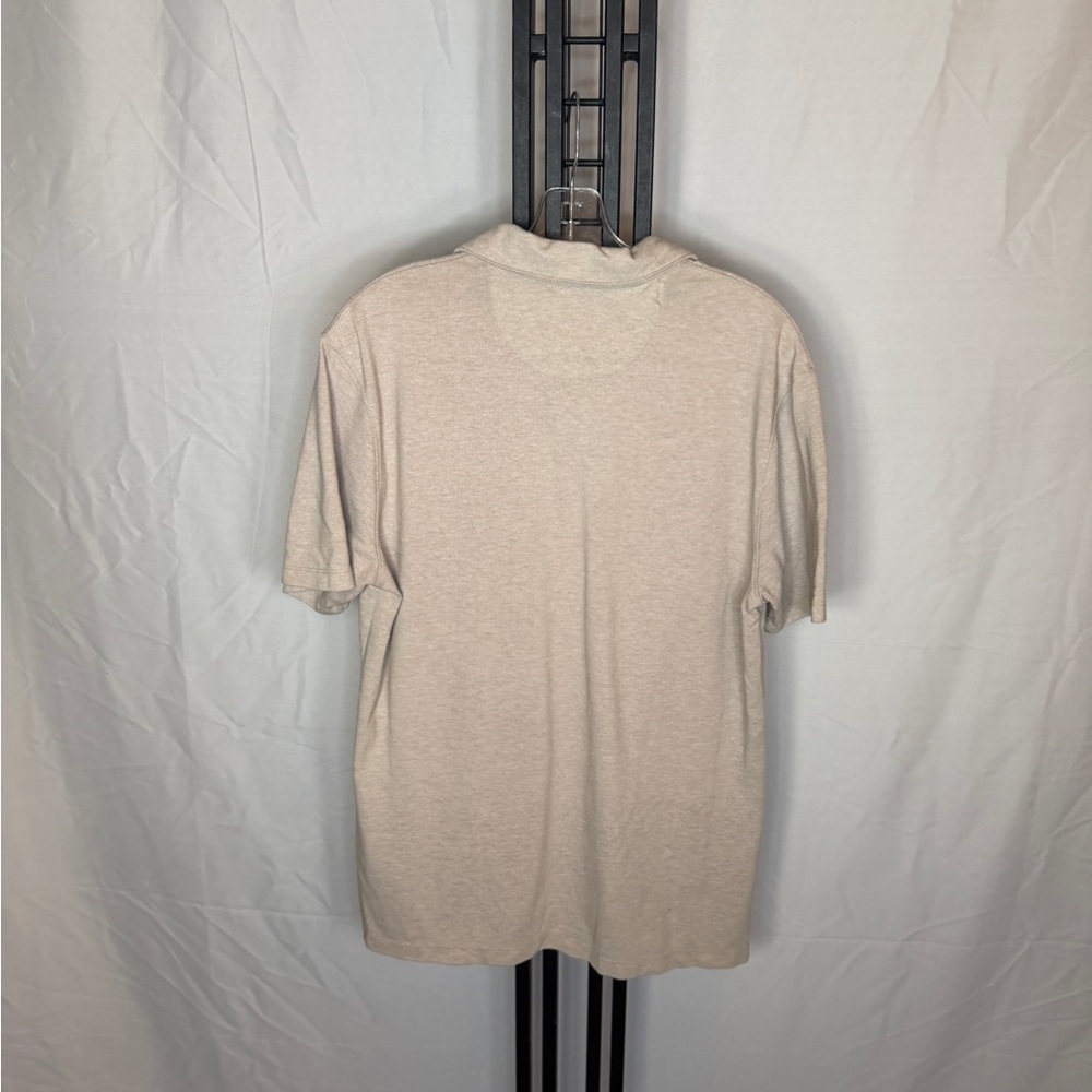 Men's Beige Polo Shirt - Picture 2 of 4